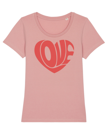 Retro Chic Valentine - Love in heart Canyon Pink