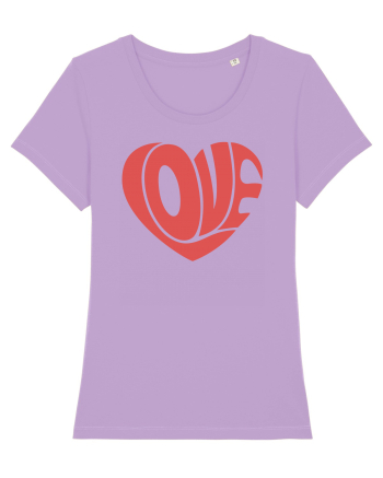 Retro Chic Valentine - Love in heart Lavender Dawn