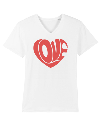 Retro Chic Valentine - Love in heart White