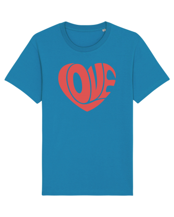 Retro Chic Valentine - Love in heart Azur