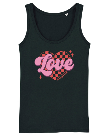 Retro Chic Valentine - Love is all you need Black
