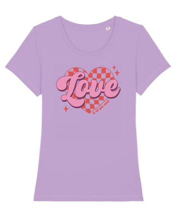 Retro Chic Valentine - Love is all you need Lavender Dawn