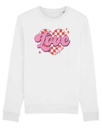 Retro Chic Valentine - Love is all you need White