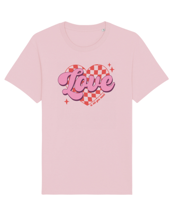 Retro Chic Valentine - Love is all you need Cotton Pink