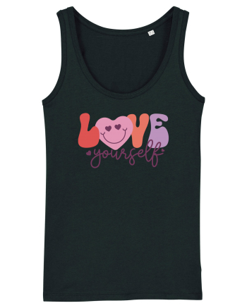 Retro Chic Valentine - Love yourself Black