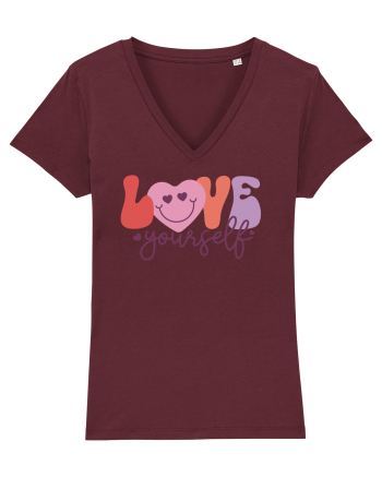 Retro Chic Valentine - Love yourself Burgundy