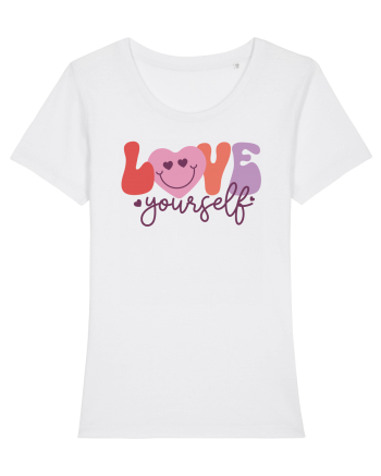 Retro Chic Valentine - Love yourself White