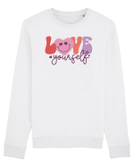Retro Chic Valentine - Love yourself Bluză mânecă lungă Unisex Rise