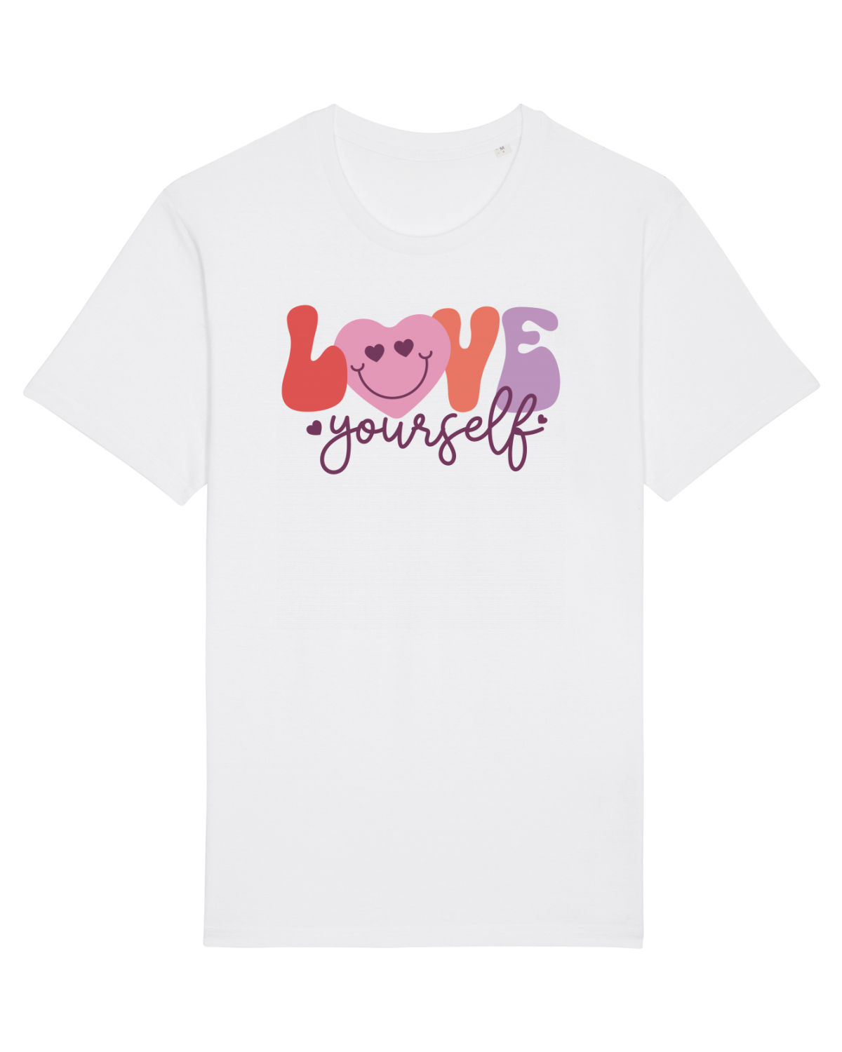 Tricou mânecă scurtă Unisex Rocker White