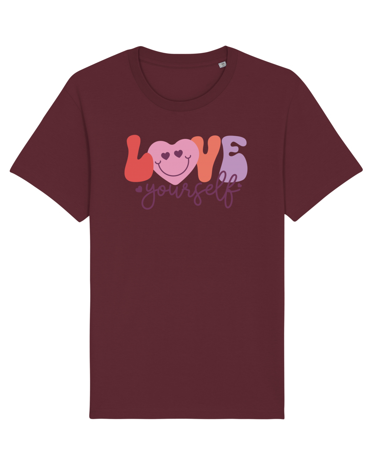 Tricou mânecă scurtă Unisex Rocker Burgundy