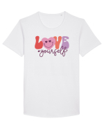 Retro Chic Valentine - Love yourself Tricou mânecă scurtă guler larg Bărbat Skater