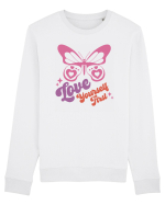 Retro Chic Valentine - Love yourself first Bluză mânecă lungă Unisex Rise