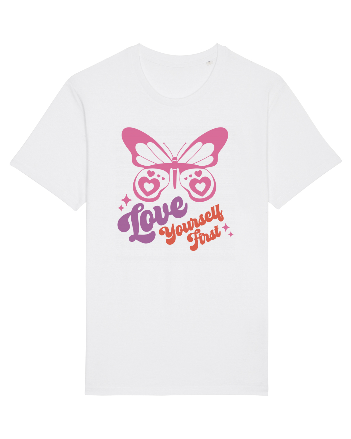 Tricou mânecă scurtă Unisex Rocker White