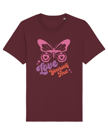 Retro Chic Valentine - Love yourself first Burgundy