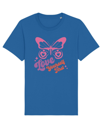 Retro Chic Valentine - Love yourself first Royal Blue