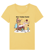 Retro Chic Valentine - Not today Cupid, go shoot some balls Tricou mânecă scurtă guler larg fitted Damă Expresser