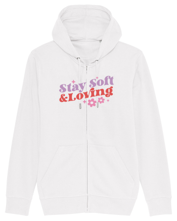 Retro Chic Valentine - Stay soft and loving White