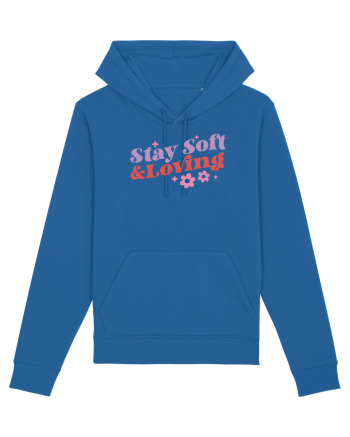 Retro Chic Valentine - Stay soft and loving Royal Blue
