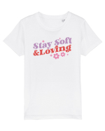 Retro Chic Valentine - Stay soft and loving Tricou mânecă scurtă  Copii Mini Creator