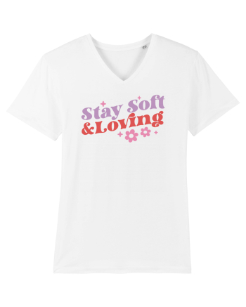 Retro Chic Valentine - Stay soft and loving White