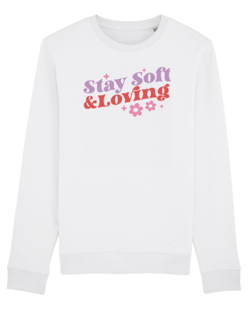 Retro Chic Valentine - Stay soft and loving White