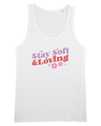 Retro Chic Valentine - Stay soft and loving White