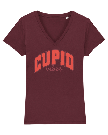 Retro Chic Valentine - Strong Cupid vibes Burgundy