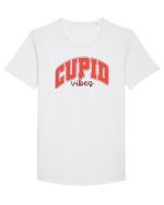 Retro Chic Valentine - Strong Cupid vibes Tricou mânecă scurtă guler larg Bărbat Skater