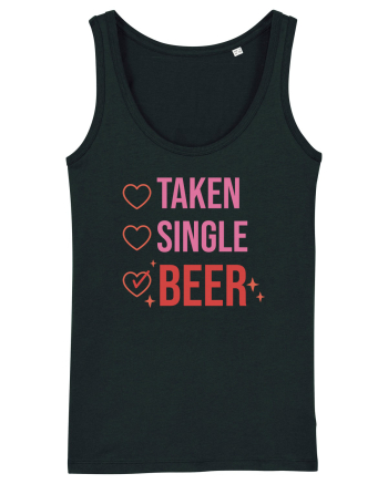 Retro Chic Valentine - Taken, single, beer Black