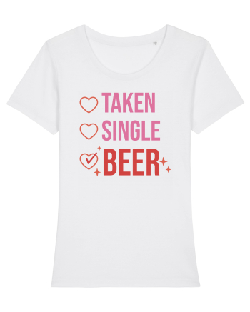 Retro Chic Valentine - Taken, single, beer White