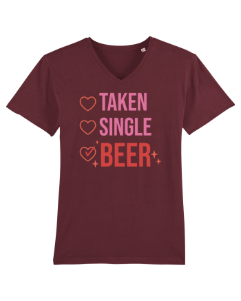 Retro Chic Valentine - Taken, single, beer Burgundy