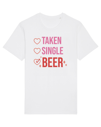 Retro Chic Valentine - Taken, single, beer White