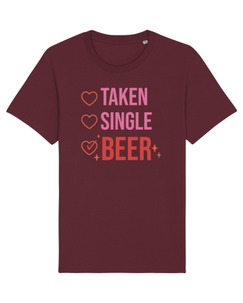 Retro Chic Valentine - Taken, single, beer Burgundy