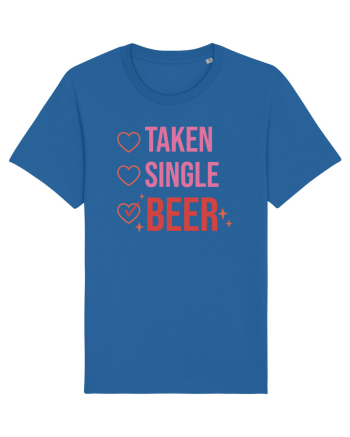 Retro Chic Valentine - Taken, single, beer Royal Blue