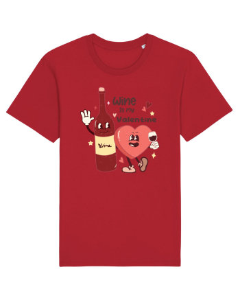 Retro Chic Valentine - Wine is my valentine Red