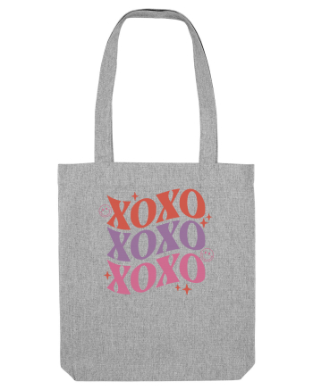 Retro Chic Valentine - XOXO - Valentine kisses Heather Grey