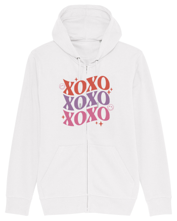 Retro Chic Valentine - XOXO - Valentine kisses White