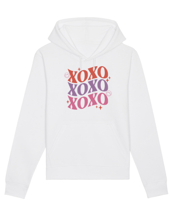 Retro Chic Valentine - XOXO - Valentine kisses White