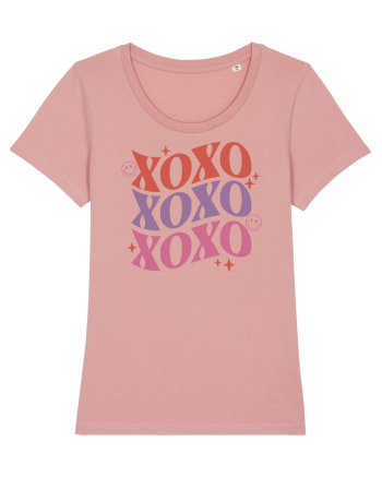 Retro Chic Valentine - XOXO - Valentine kisses Canyon Pink