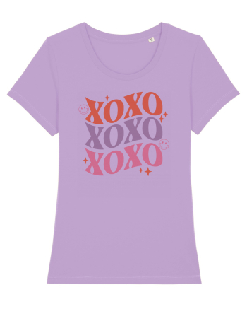 Retro Chic Valentine - XOXO - Valentine kisses Lavender Dawn