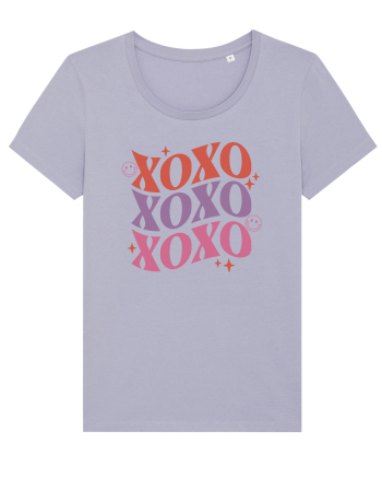 Retro Chic Valentine - XOXO - Valentine kisses Lavender