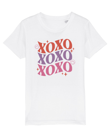 Retro Chic Valentine - XOXO - Valentine kisses White