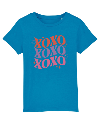 Retro Chic Valentine - XOXO - Valentine kisses Azur