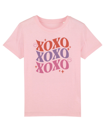 Retro Chic Valentine - XOXO - Valentine kisses Cotton Pink