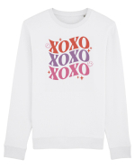Retro Chic Valentine - XOXO - Valentine kisses Bluză mânecă lungă Unisex Rise
