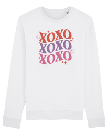 Retro Chic Valentine - XOXO - Valentine kisses White