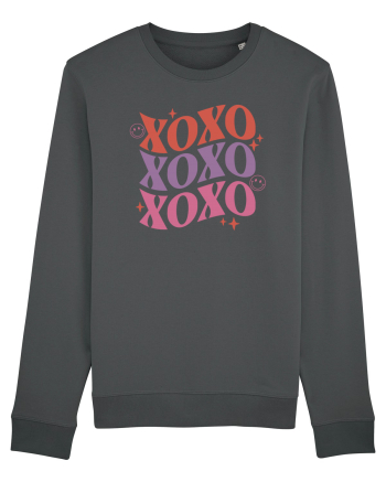 Retro Chic Valentine - XOXO - Valentine kisses Anthracite
