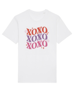 Retro Chic Valentine - XOXO - Valentine kisses Tricou mânecă scurtă Unisex Rocker