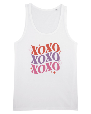 Retro Chic Valentine - XOXO - Valentine kisses White