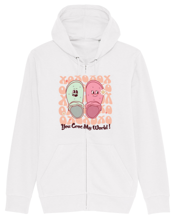 Retro Chic Valentine - You croc my world White